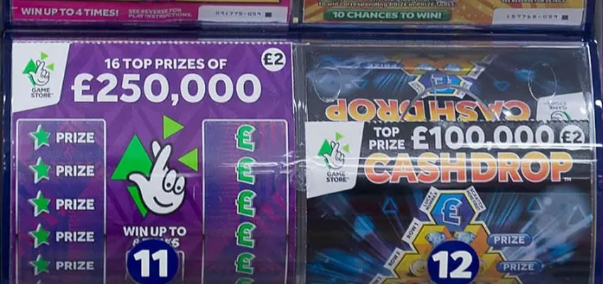 Scratch cards prizes left uk online